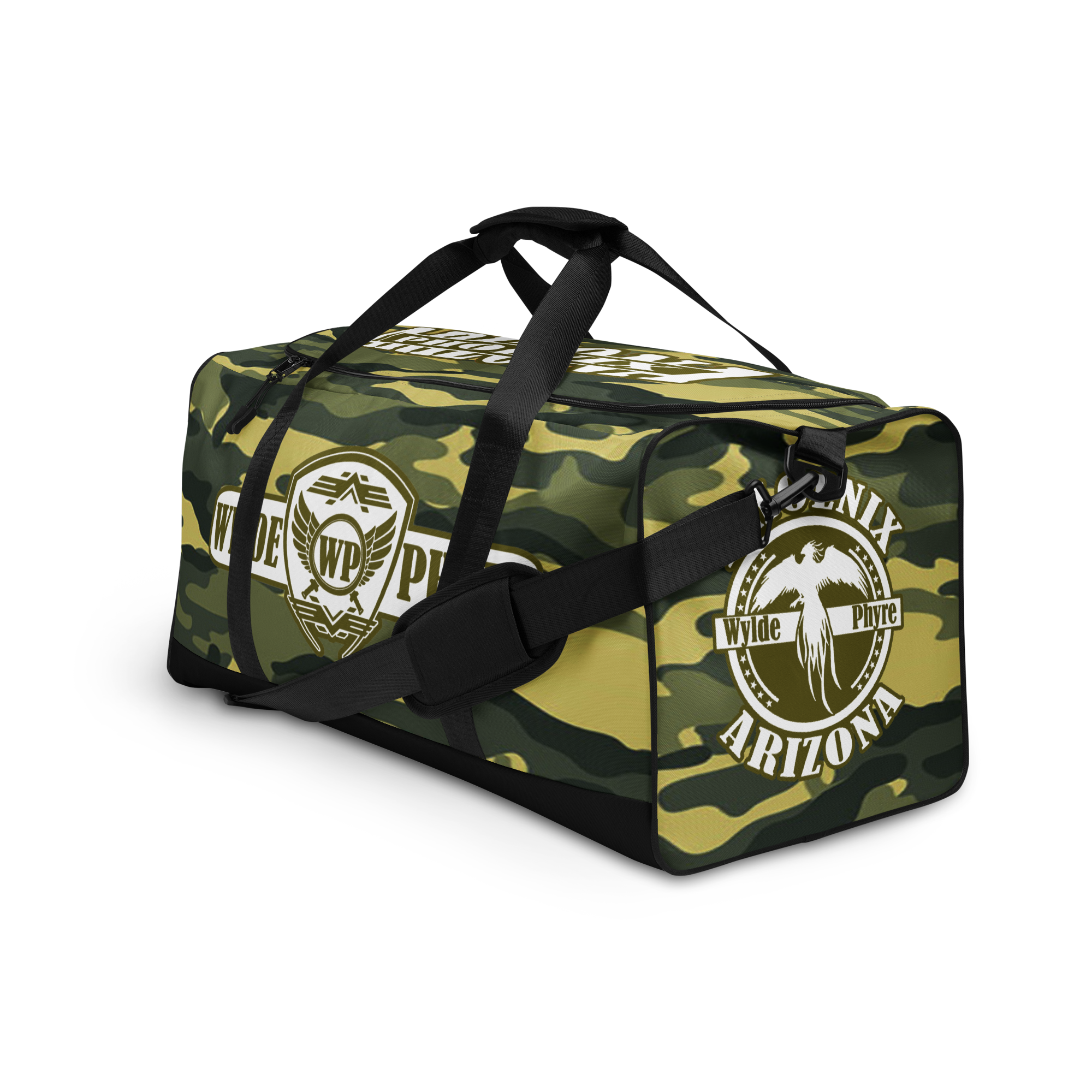 all-over-print-duffle-bag-white-left-front-6694778445fc1.png
