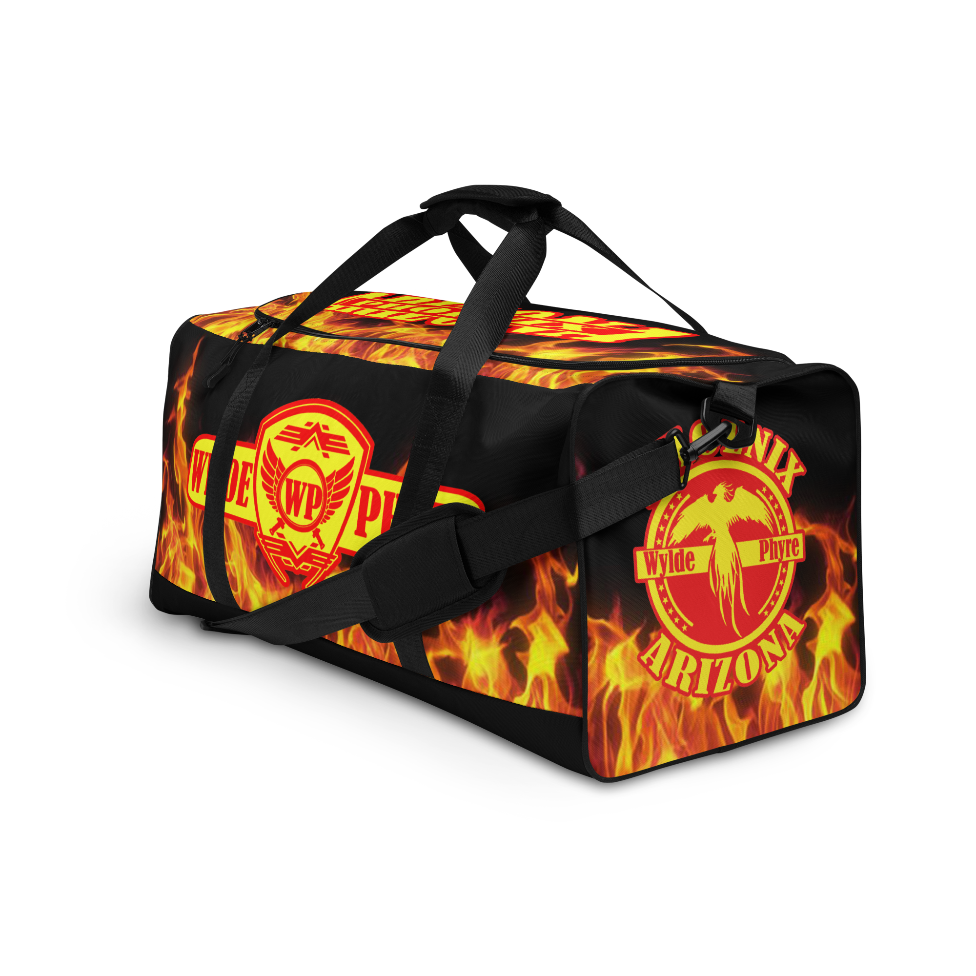 all-over-print-duffle-bag-white-left-front-6694786b62a69.png